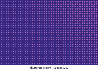 Abstract futuristic halftone pattern. Comic background. Dotted backdrop with circles, dots, point large scale. Design element for web banners, posters, cards, wallpapers, sites. Pink, purple color