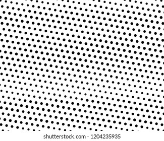 Abstract futuristic halftone pattern. Comic background. Dotted backdrop with circles, dots, point large scale. Design element for web banners, posters, cards, wallpapers, sites. Black and white color