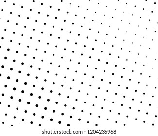 Abstract futuristic halftone pattern. Comic background. Dotted backdrop with circles, dots, point large scale. Design element for web banners, posters, cards, wallpapers, sites. Black and white color