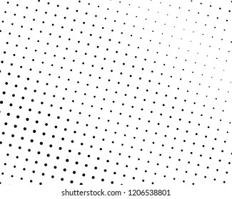 Abstract futuristic halftone pattern. Comic background. Dotted backdrop with circles, dots, point large scale. Design element for web banners, posters, cards, wallpapers, sites. Black and white color