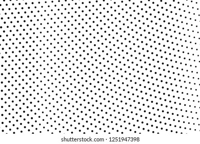 Abstract futuristic halftone pattern. Comic background. Dotted backdrop with circles, dots, point large scale. Design element for web banners, posters, cards, wallpapers, sites. Black and white color