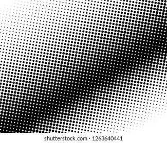 Abstract futuristic halftone pattern. Comic background. Dotted backdrop with circles, dots, point large scale. Design element for web banners, posters, cards, wallpapers, sites. Black and white color