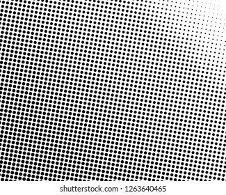 Abstract futuristic halftone pattern. Comic background. Dotted backdrop with circles, dots, point large scale. Design element for web banners, posters, cards, wallpapers, sites. Black and white color