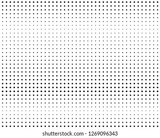 Abstract futuristic halftone pattern. Comic background. Dotted backdrop with circles, dots, point large scale. Design element for web banners, posters, cards, wallpapers, sites. Black and white color
