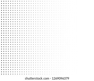 Abstract futuristic halftone pattern. Comic background. Dotted backdrop with circles, dots, point large scale. Design element for web banners, posters, cards, wallpapers, sites. Black and white color