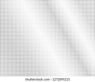 Abstract futuristic halftone pattern. Comic background. Dotted backdrop with circles, dots, point small scale. Design element for web banners, posters, cards, wallpapers, sites. Black and white color