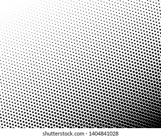 Abstract futuristic halftone pattern. Comic background. Dotted backdrop with circles, dots, point large scale. Design element for web banners, posters, cards, wallpapers, sites. Black and white color