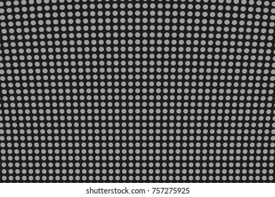 Abstract futuristic halftone pattern. Comic background. Dotted backdrop with circles, dots, point large scale. Design element for web banners, posters, cards, wallpapers, sites. Black, gray color