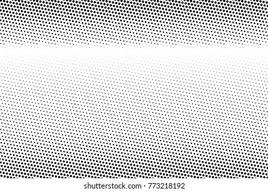 Abstract futuristic halftone pattern. Comic background. Dotted backdrop with circles, dots, point small scale. Design element for web banners, posters, cards, wallpapers, sites. Black and white color