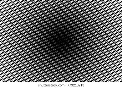 Abstract futuristic halftone pattern. Comic background. Dotted backdrop with circles, dots, point small scale. Design element for web banners, posters, cards, wallpapers, sites. Black and white color