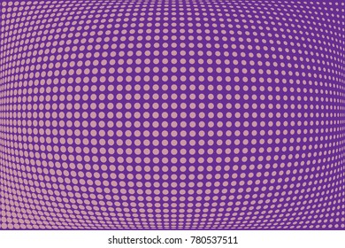 Abstract futuristic halftone pattern. Comic background. Dotted backdrop with circles, dots, point small scale. Design element for web banners, posters, cards, wallpapers, sites. Purple. lilac color