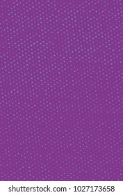 Abstract futuristic halftone pattern. Digital gradient. Dotted backdrop with circles, dots, point small scale. Design element for web banners, posters, cards, wallpapers, sites. Purple, violet color