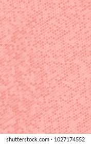 Abstract futuristic halftone pattern. Digital gradient. Dotted backdrop with circles, dots, point small scale. Design element for web banners, posters, cards, wallpapers, sites. Pink color