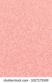 Abstract futuristic halftone pattern. Digital gradient. Dotted backdrop with circles, dots, point small scale. Design element for web banners, posters, cards, wallpapers, sites. Pink color