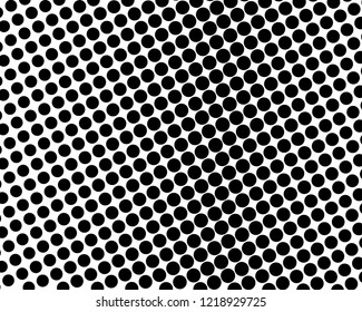 Abstract futuristic halftone pattern. Digital gradient. Dotted background with circles, dots, point large and small scale. Design element for web banners, posters, cards, wallpapers, sites. Vector