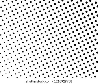 Abstract futuristic halftone pattern. Digital gradient. Dotted background with circles, dots, point large and small scale. Design element for web banners, posters, cards, wallpapers, sites. Vector