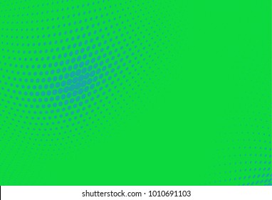 Abstract futuristic halftone pattern. Wavy background. Dotted backdrop with circles, dots, point small scale. Design element for web banners, posters, cards, wallpapers, sites. Green,blue color