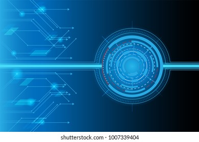 abstract futuristic hardware circuit technology background interface information.vector and illustration 