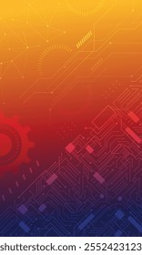 Resumo futurista de alta tecnologia moderna fundo