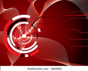 abstract futuristic illustrated background