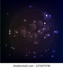 Abstract futuristic - Illustration Vector design digital technology concept. HUD element