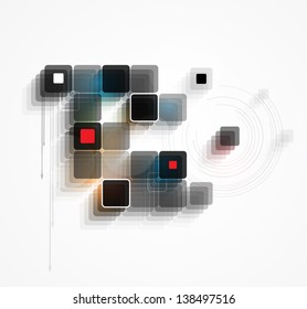 abstract futuristic internet high computer technology business background