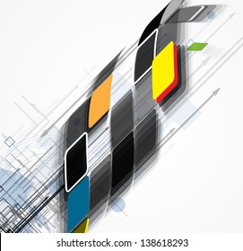abstract futuristic internet high computer technology business background