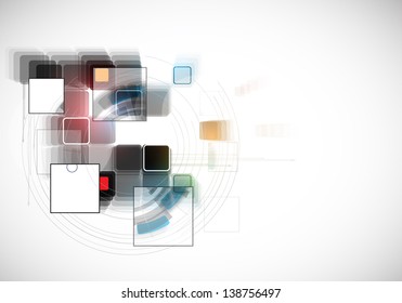 abstract futuristic internet high computer technology business background