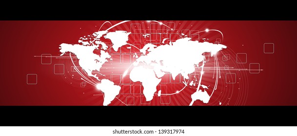 abstract futuristic internet high computer technology business background