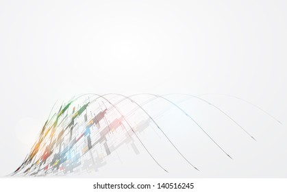 abstract futuristic internet high computer technology business background