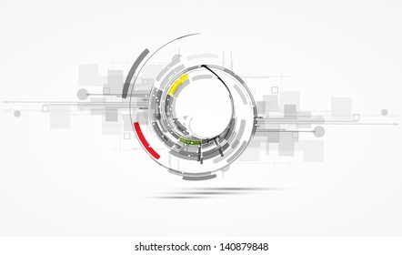 abstract futuristic internet high computer technology business background