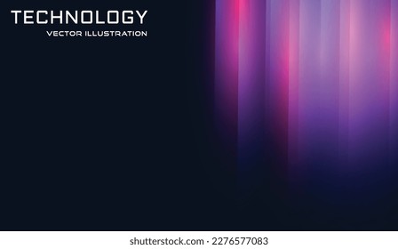 Abstrakter futuristischer Hintergrund für Lichteffekte. Vektorgrafik.