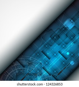 abstract futuristic light line technology business background