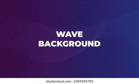 Abstract Futuristic Line Wave Background