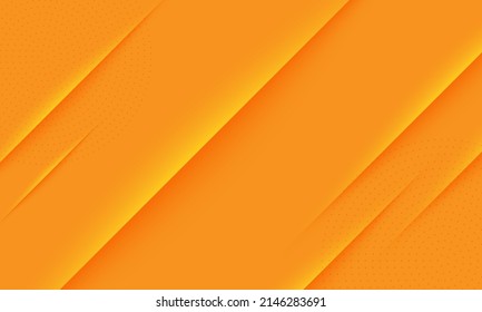 Abstract futuristic lines template on yellow orange background. Modern technology concept. You can use it for template brochure covers, posters, web banners, print ads, etc. Vector illustration