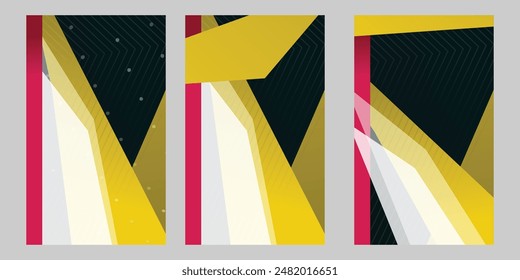 Abstract Futuristic Metallic Multicolored Background for graphic design Vector file.