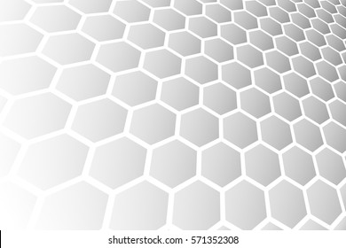 
Abstractas fondo moderno futurista con hexágonos. Ilustración de renderizado 3D