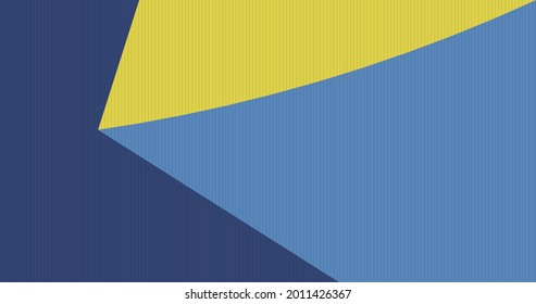 Resumen de fondo gráfico futurista moderno con líneas verticales. Textura geométrica creativa en color amarillo, azul oscuro y azul cielo. Ilustración del vector