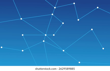 Abstract futuristic molecules technology with line art shapes on dark blue background. Illustration Vector design digital technology concept. vector art illustration
