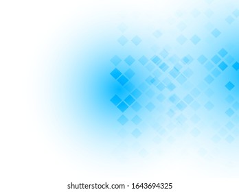 Abstracto futurista - Tecnología moléculas con formas polígonales sobre fondo azul oscuro. Concepto de tecnología digital de diseño de vectores de ilustración.
