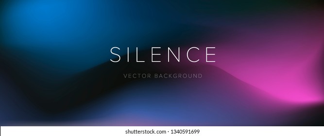 Abstract futuristic neon background with radiant stains. 