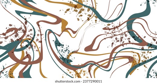 Abstract futuristic pattern. Repeating background. Trendy fabric print. Vector illustration