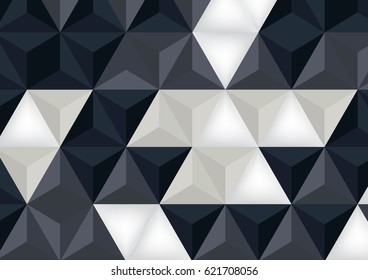 Abstract futuristic polygons and lines technology concept background