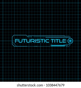 Abstract Futuristic Presentation Infographic User Interface HUD