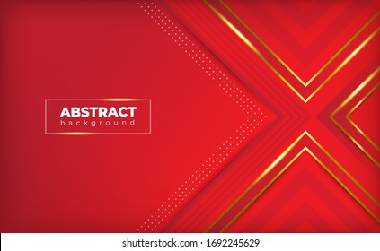 Abstract futuristic red background with shiny light