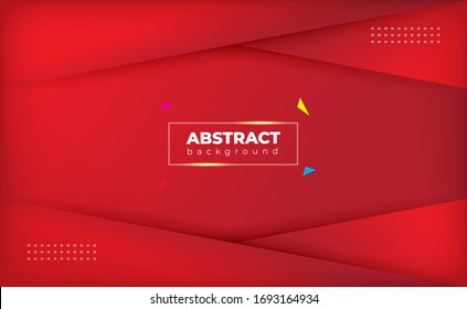 Abstract futuristic red background with shiny light