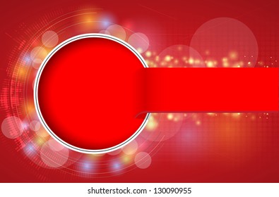abstract futuristic red line technology business background