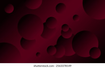Abstract futuristic red round background