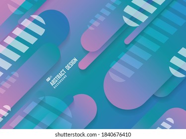 Resumen de diseño de diseño de líneas redondeadas futuristas de diseño de diseño de moda de arte de diseño de diseño fluido fondo decorativo. Usar para anuncio, afiche, diseño de plantilla, impresión. vector de ilustración eps10