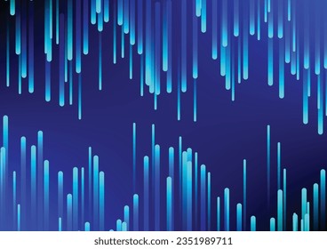 Abstract futuristic scientific illustration - glowing lines or rays.